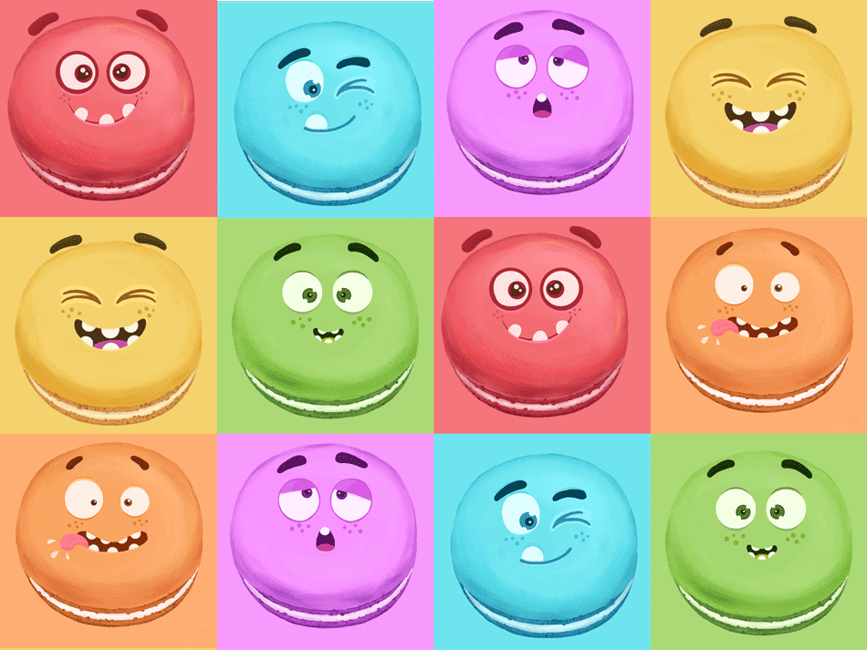 馬卡龍、食品包裝設(shè)計(jì)